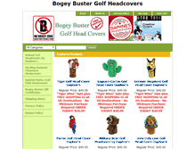 Tablet Screenshot of bogeybustergolf.com